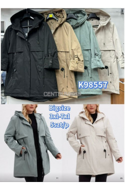 Kurtki damskie przejściowe (3XL-7XL) K98557