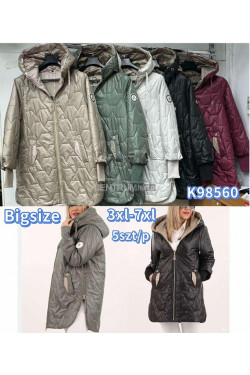 Kurtki damskie przejściowe (3XL-7XL) K98560