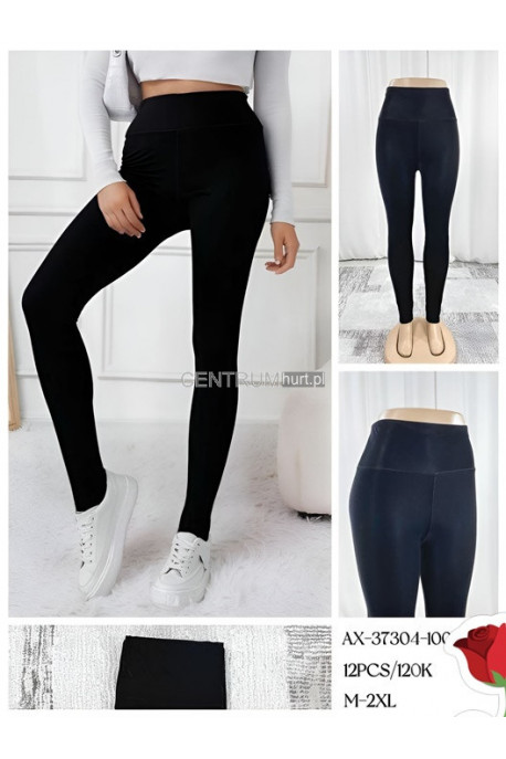Leginsy skórzane damskie (2XL-5XL) 1