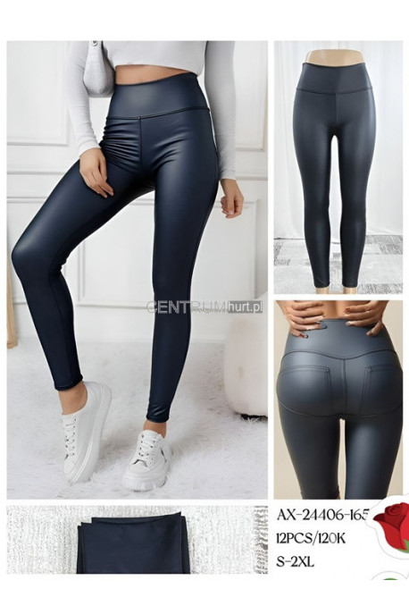Leginsy skórzane damskie (2XL-5XL) 1