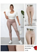 Leginsy skórzane damskie (2XL-5XL) 1