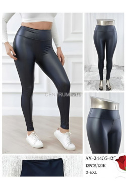 Leginsy skórzane damskie (3XL-6XL) AX-24405-125