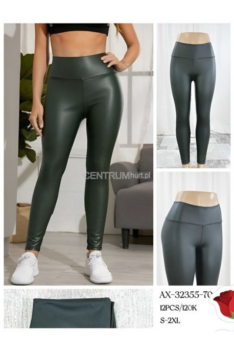 Leginsy skórzane damskie (S-2XL) 1