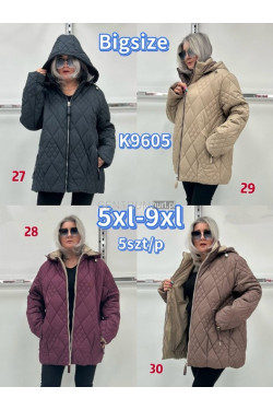Kurtki damskie przejściowe (5XL-9XL) K9605