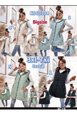 Kurtki kamizelki damskie (3XL-7XL) K960394