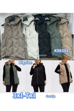 Kurtki kamizelki damskie (3XL-7XL) K98382