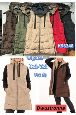 Kurtki kamizelki damskie (3XL-7XL) K98248