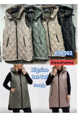 Kurtki kamizelki damskie (3XL-7XL) K98502