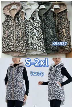 Kurtki kamizelki damskie (S-2XL) K98537