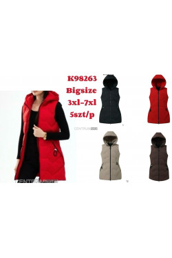 Kurtki kamizelki damskie (3XL-7XL) K9263