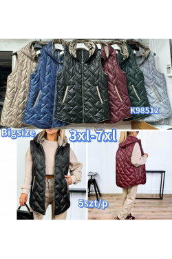 Kurtki kamizelki damskie (3XL-7XL) K98512