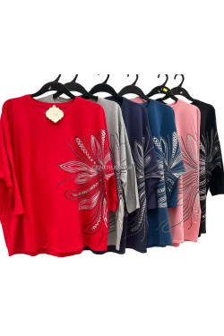 Bluzki damskie (2XL-5XL) 8871