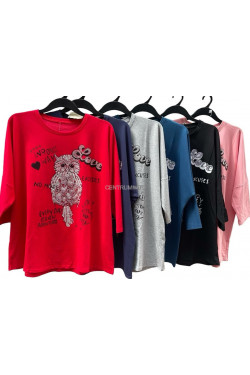 Bluzki damskie (2XL-5XL) 8872