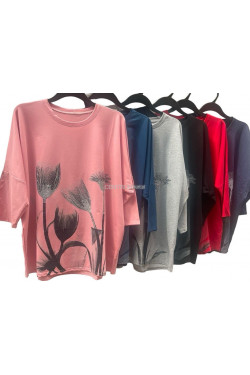 Bluzki damskie (2XL-5XL) 8873