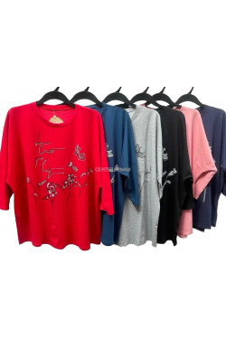 Bluzki damskie (2XL-5XL) 8878