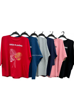 Bluzki damskie (2XL-5XL) 8881