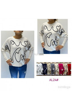 Sweter damski (L-2XL) AL24