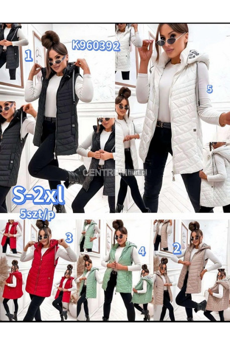 Kurtki kamizelki damskie (S-2XL) 1