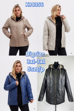 Kurtki damskie przejściowe (3XL-7XL) K98356