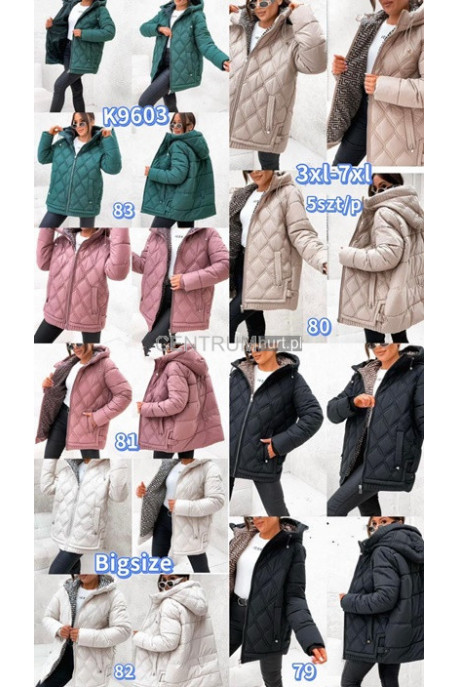 Kurtki damskie zimowe (3XL-7XL) 1