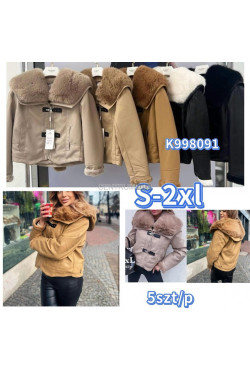 Kurtki damskie zamsowe (S-2XL) K998091