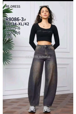 Jeansy damskie (34-42) R8086-3