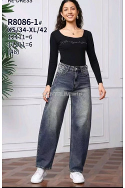 Jeansy damskie (34-42) R8086-1