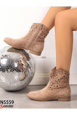Buty damskie jesienne (36-41) NS559 Beige