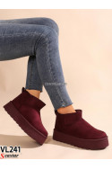 Buty damskie zimowe(36-41) VL241 beige