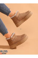 Buty damskie zimowe(36-41) VL255 Black