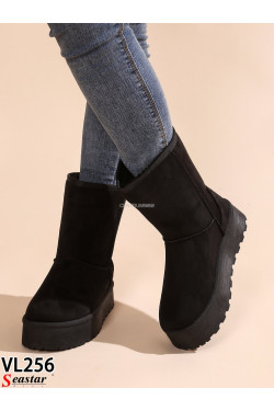 Buty damskie zimowe(36-41) VL256 Black