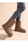 Buty damskie zimowe(36-41) VL255 Camel