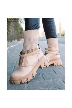 Buty damskie jesienne (36-41) A7515 Beige