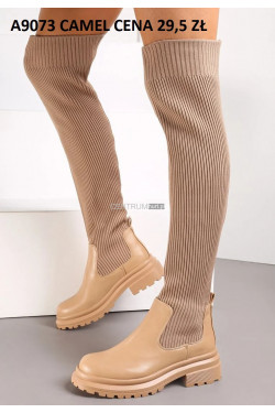 Buty damskie jesienne (36-41) A9073 Camel