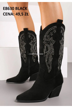 Buty damskie jesienne (36-41) E8630 Black