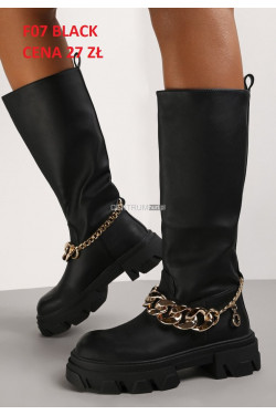 Buty damskie jesienne (36-41) F07 Black