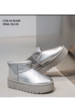 Buty damskie zimowe(36-41) LT33 Silver