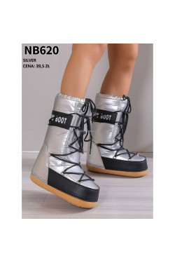 Buty damskie zimowe(36-41) NB620 Silver