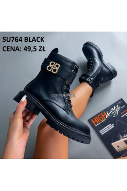 Buty damskie jesienne (36-41) SU764 Black