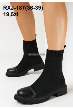 Buty damskie jesienne (36-41) 187 Black