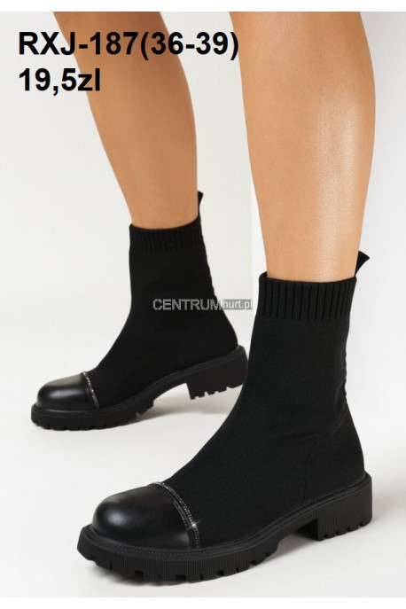 Buty damskie jesienne (36-41) SU764 Black