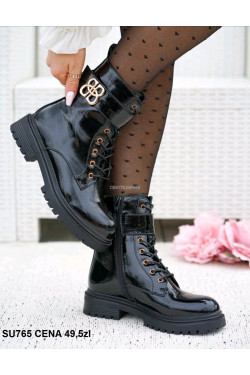Buty damskie jesienne (36-41) SU765 Black
