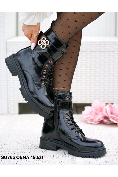 Buty damskie jesienne (36-41) SU764 Black