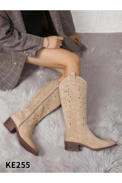 Buty damskie jesienne (36-41) KE255 Beige