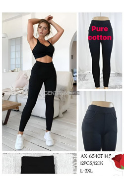 Leginsy damskie (L-3XL) AX-65407-145