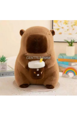 maskotka 45 CM KAPIBARA Z BUBBLE TEA