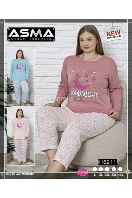 Piżama damska Turecka (L-4XL) 16212