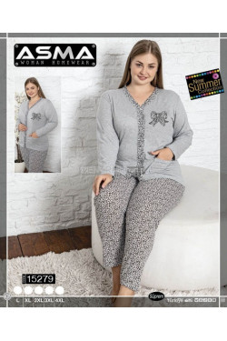 Piżama damska Turecka (L-4XL) 15279