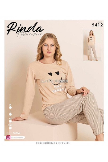 Piżama damska Turecka (M-3XL) 1