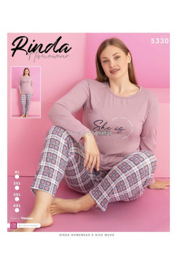 Piżama damska Turecka (XL-4XL) 5330